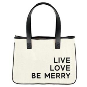 Chic Black and White Tote Bag